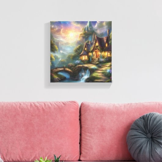 Houd of Creëer uw eigen - Canvas (glans) Afdruk (Insitu (Woonkamer))