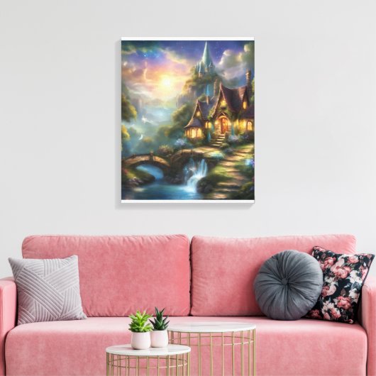 Houd of Creëer uw eigen - Canvas (glans) Afdruk (Insitu (Woonkamer))