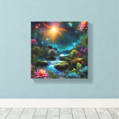 Houd of creëer uw eigen - Canvas (Glans) Afdruk (Insitu (Houten vloer))