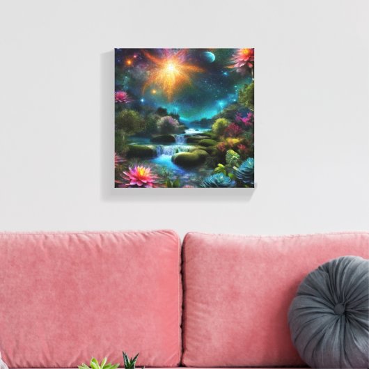 Houd of creëer uw eigen - Canvas (Glans) Afdruk (Insitu (Woonkamer))