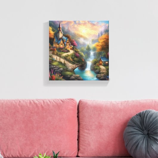 Houd of creëer uw eigen - Canvas (Glans) Afdruk (Insitu (Woonkamer))