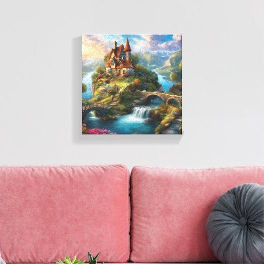 Houd of creëer uw eigen - Canvas (Glans) Afdruk (Insitu (Woonkamer))