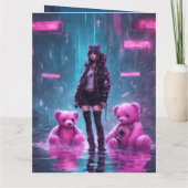 Houd of creëer uw eigen gevouwen Wenskaart Kaart (Achterkant)