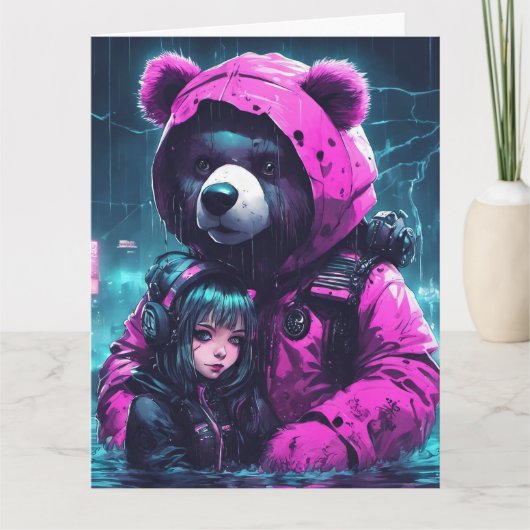 Houd of creëer uw eigen gevouwen Wenskaart Kaart (Voorkant)