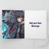 Houd of creëer uw eigen gevouwen Wenskaart Kaart (Binnen)