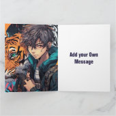 Houd of creëer uw eigen gevouwen Wenskaart Kaart (Binnen)