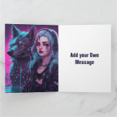 Houd of creëer uw eigen gevouwen Wenskaart Kaart (Binnen)