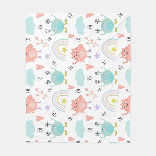 Houd of Creëer uw eigen Glanzend Verpakkingspapier Fleece Deken (Voorkant)