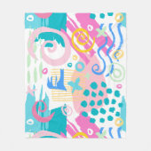 Houd of Creëer uw eigen Glanzend Verpakkingspapier Fleece Deken (Voorkant)