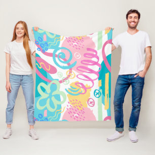 Houd of Creëer uw eigen Glanzend Verpakkingspapier Fleece Deken