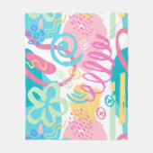 Houd of Creëer uw eigen Glanzend Verpakkingspapier Fleece Deken (Voorkant)