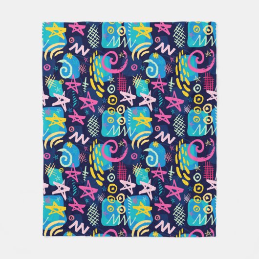 Houd of Creëer uw eigen Glanzend Verpakkingspapier Fleece Deken (Voorkant)