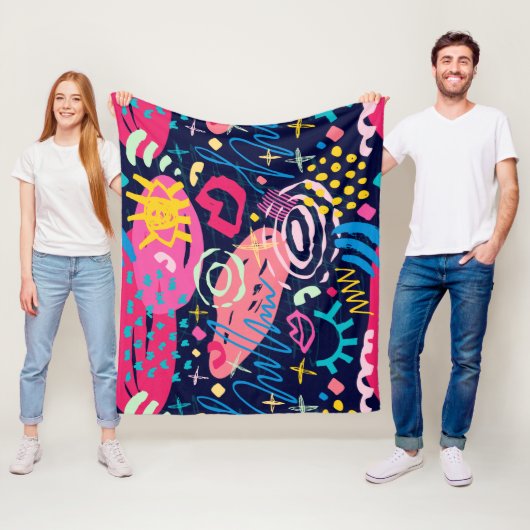 Houd of Creëer uw eigen Glanzend Verpakkingspapier Fleece Deken (In situ)