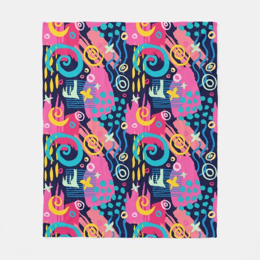 Houd of Creëer uw eigen Glanzend Verpakkingspapier Fleece Deken (Voorkant)