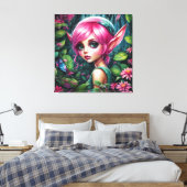 Houd of Creëer Uw Eigen Keepsake - Canvas (glans) (Insitu (Slaapkamer))