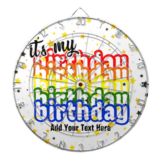 Houd of Creëer uw eigen ontwerp- en tekentartbord Dartbord (Voorkant)