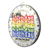 Houd of Creëer uw eigen ontwerp- en tekentartbord Dartbord (Voorkant Rechts)