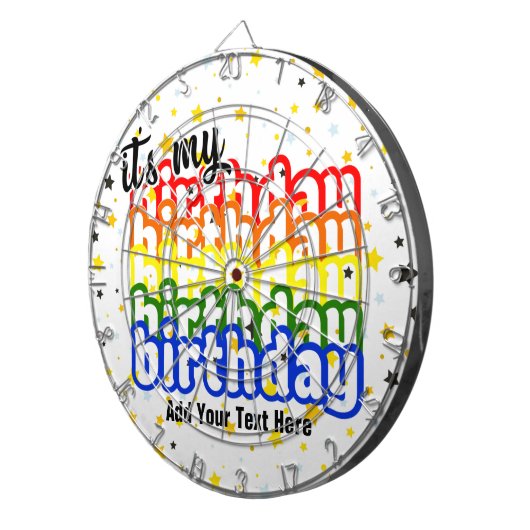 Houd of Creëer uw eigen ontwerp- en tekentartbord Dartbord (Voorkant Rechts)