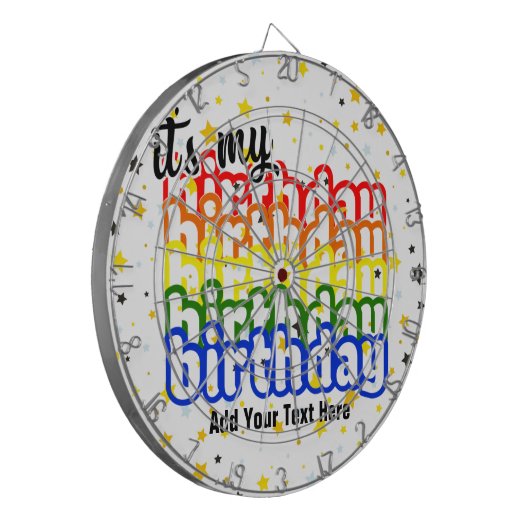 Houd of Creëer uw eigen ontwerp- en tekentartbord Dartbord (Voorkant Links)