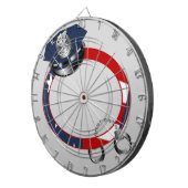 Houd of Creëer uw eigen ontwerp en tekst Dartbord (Voorkant Rechts)