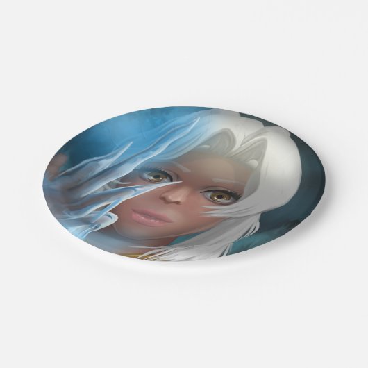 Houd of Creëer uw eigen ontwerp en tekst Papieren Bordje (Gekanteld)