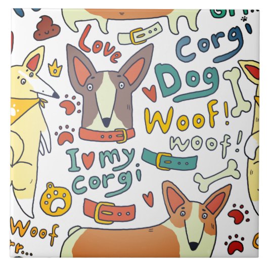 Houd of Creëer uw eigen tekst en ontwerp:-) Groot Tegeltje (Voorkant)