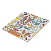 Houd of Creëer uw eigen tekst en ontwerp:-) Groot Tegeltje (Zijkant)