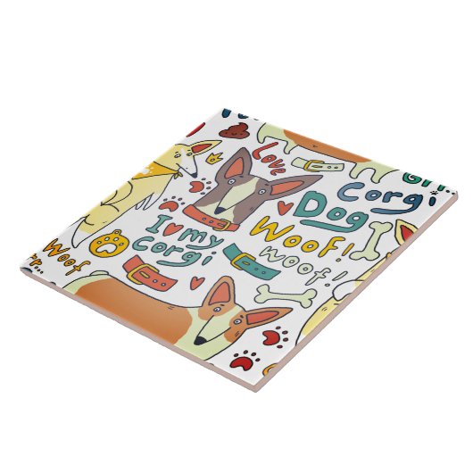 Houd of Creëer uw eigen tekst en ontwerp:-) Groot Tegeltje (Zijkant)