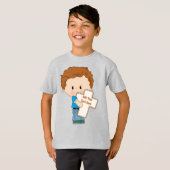 Houd of creëer uw eigen tekst en ontwerp:-) t-shirt (Voorkant volledig)