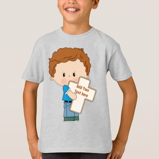 Houd of creëer uw eigen tekst en ontwerp:-) t-shirt (Voorkant)