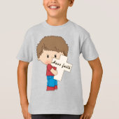 Houd of creëer uw eigen tekst en ontwerp:-) t-shirt (Voorkant)