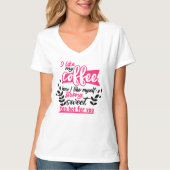 Houd of Creëer uw eigen - V-nek T-Shirt (Voorkant)