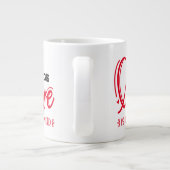 Houd of ontwerp je eigen -Jumbo Mok (Achterkant)