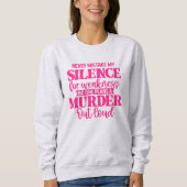 Houd of ontwerp je eigen T-Shirt Sweatshirt (Voorkant)