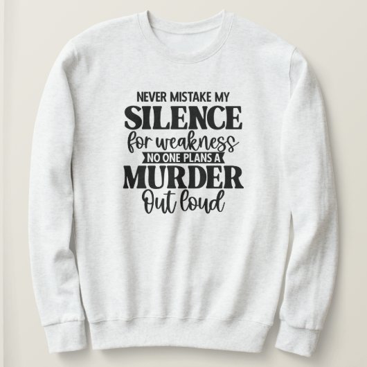 Houd of ontwerp je eigen T-Shirt Sweatshirt (Design voorkant)