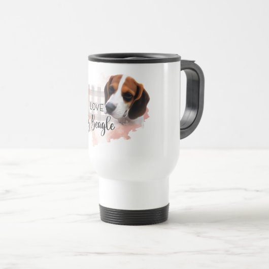 Houd of ontwerp uw eigen enkel klik:-) Reissleepbo Reisbeker (Voorkant rechts)