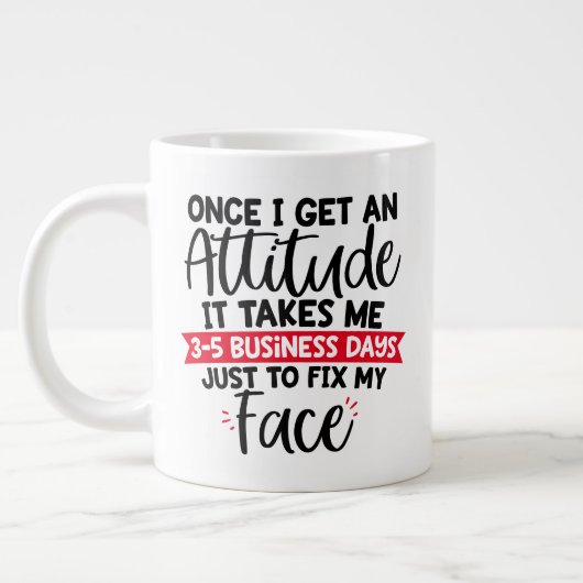 Houd of ontwerp uw eigen — mok gigantische koffie- (Links)