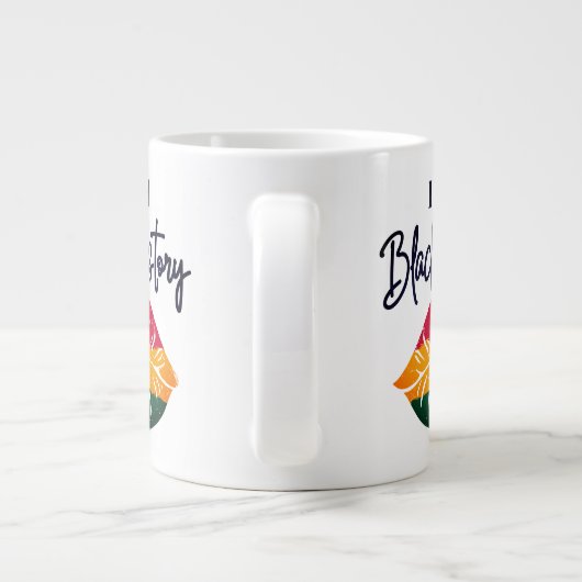 Houd of ontwerp uw eigen — mok gigantische koffie- (Achterkant)