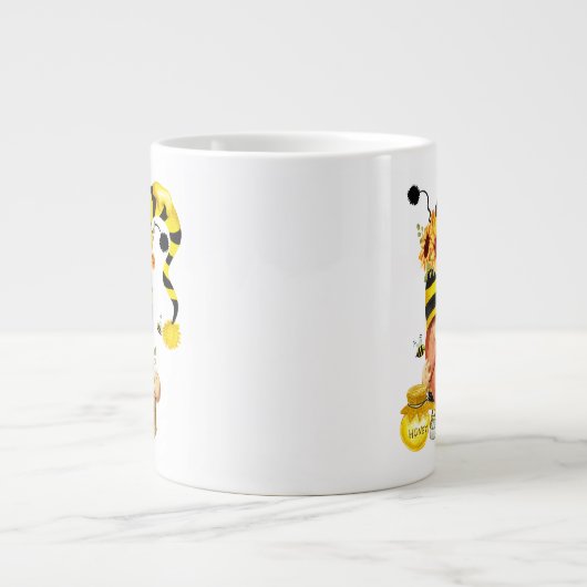 Houd of ontwerp uw eigen — mok gigantische koffie- (Voorkant)