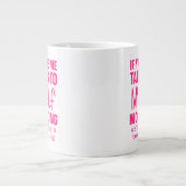 Houd of ontwerp uw eigen — mok gigantische koffie- (Voorkant)