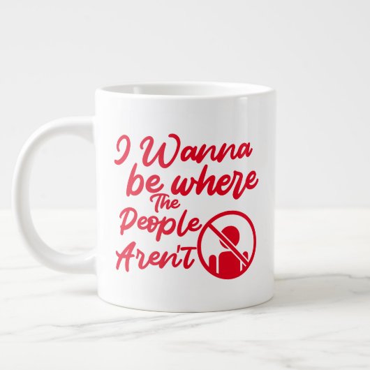 Houd of ontwerp uw eigen — mok gigantische koffie- (Links)