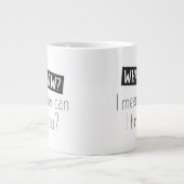 Houd of ontwerp uw eigen — mok gigantische koffie- (Voorkant)