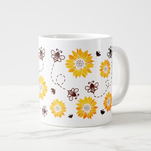 Houd of ontwerp uw eigen — mok gigantische koffie- (Voorkant rechts)