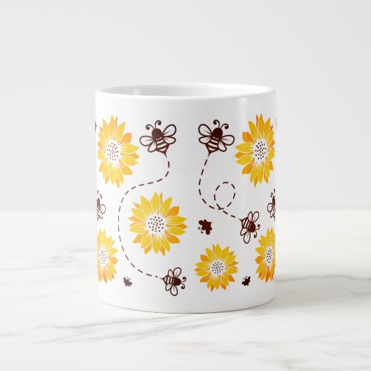 Houd of ontwerp uw eigen — mok gigantische koffie- (Voorkant)