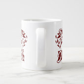 Houd of ontwerp uw eigen — mok gigantische koffie- (Achterkant)