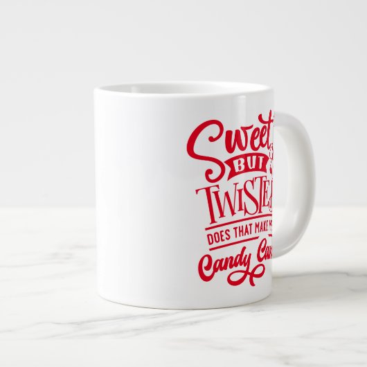 Houd of ontwerp uw eigen — mok gigantische koffie- (Voorkant rechts)