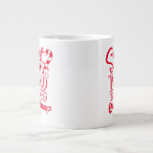 Houd of ontwerp uw eigen — mok gigantische koffie- (Voorkant)