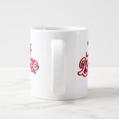 Houd of ontwerp uw eigen — mok gigantische koffie- (Achterkant)