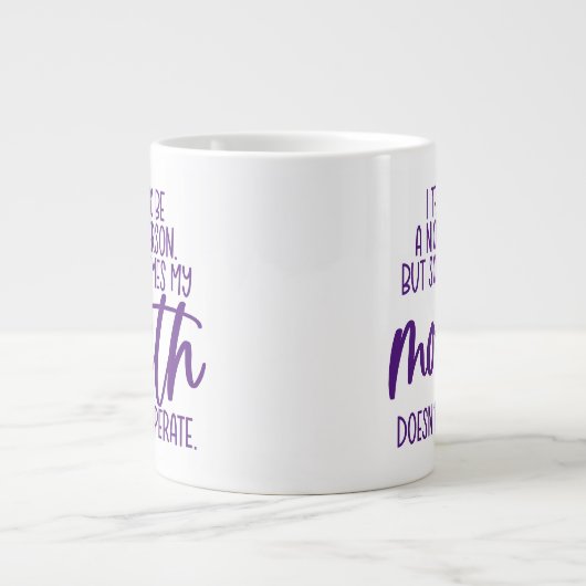 Houd of ontwerp uw eigen — mok gigantische koffie- (Voorkant)