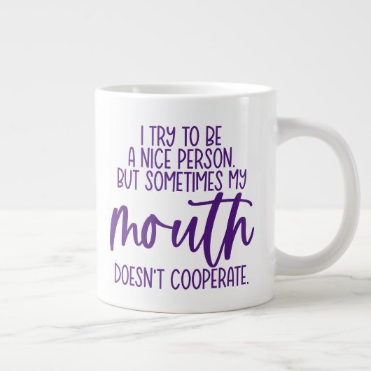 Houd of ontwerp uw eigen — mok gigantische koffie- (Rechts)